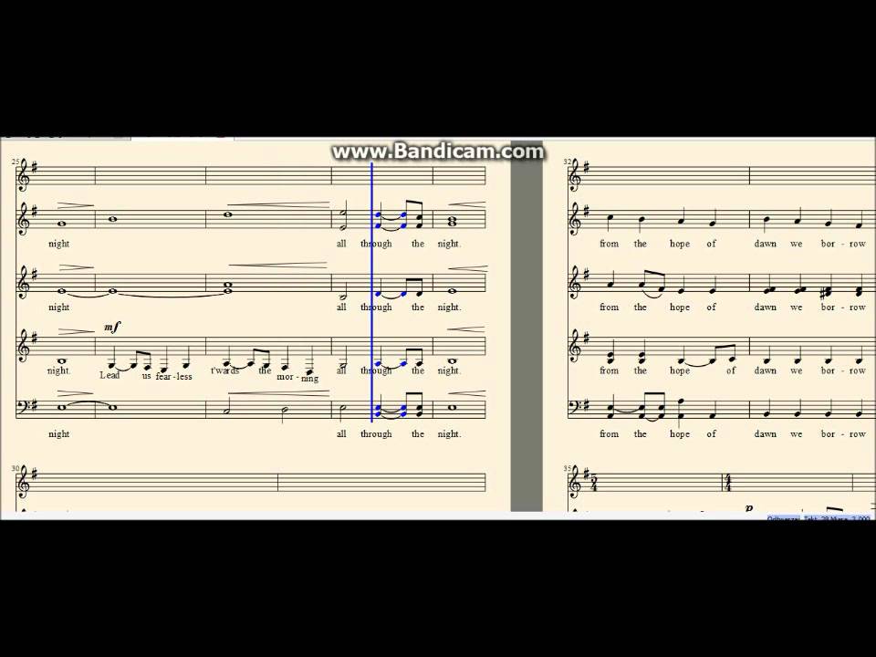 all through the night welsh traditional for satb choir solo all through the night welsh folk song sheet music