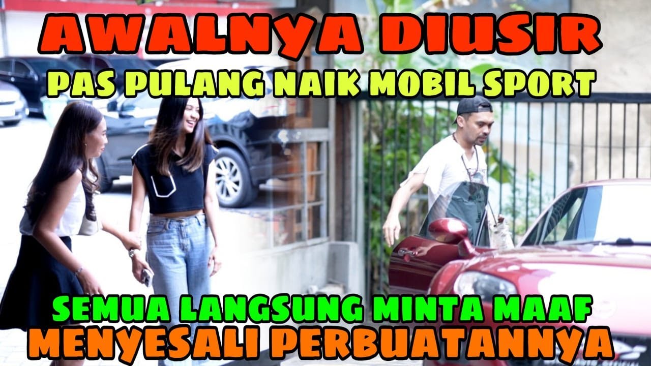 Awalnya Diusir, Pas Pulang Naik Mobil Sport Semua langsung minta maaf menyesali perbuatannya