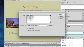 How to add links and rollovers to a web page in Photoshop and Dreamweaver