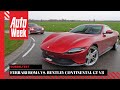 Ferrari Roma vs. Bentley Continental GT V8 - AutoWeek dubbeltest - English subtitles