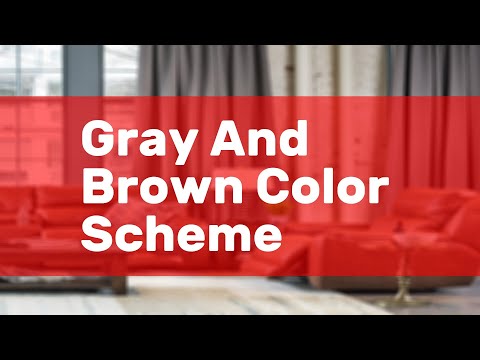 Video: The Combination Of Gray And Brown In The Interior (45 Photos): Gray-brown In The Interior Of The Bedroom And Other Rooms