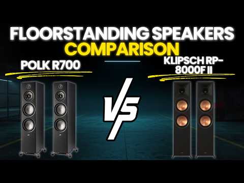 Polk R700 vs. Klipsch RP-8000F II: Welcher Standlautsprecher klingt besser?