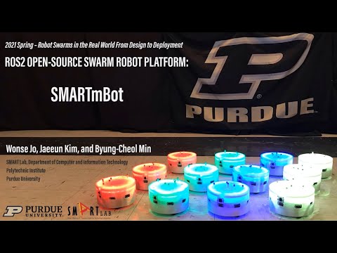 ROS2 Open-source Swarm Robot Platform: SMARTmBot - Video Demonstration