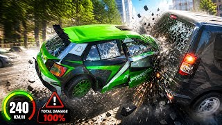 240 KM/H Par Khatarnak Crash 😱 | Real Damage 100%!