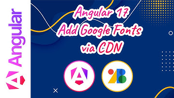 Angular 17: Add Google Fonts via CDN (Fast & Easy!) | Angular 17 font integration