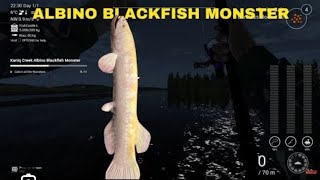 How To Catch All The Kaniq Creek Albino Black Fish Monsters #FISHINGPLANET