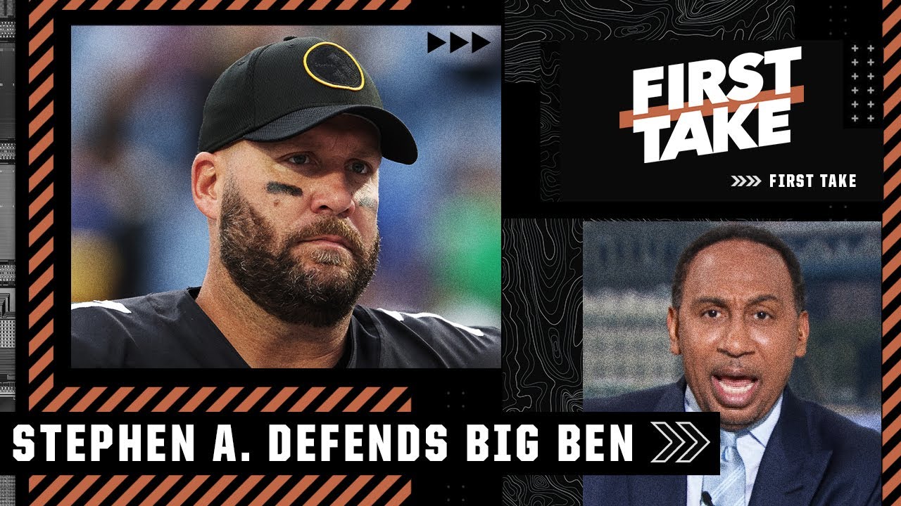 'JUST BLASPHEMY' – Stephen A. frustrated by Big Ben being called the worst AFC North QB | First Take