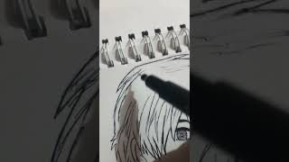 Drawing random anime guy 👍🏻👌✅#drawing #anime