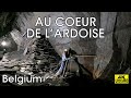 Slate mine au coeur de lardoise ardennes belgium 4k