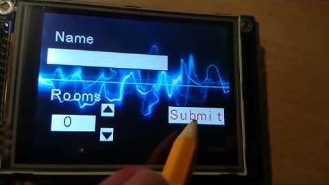 SSD1289 GUI Library ported to STM32F4 MCU