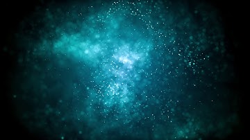Free Motion Animation Background - Blue Galaxy Space Particles