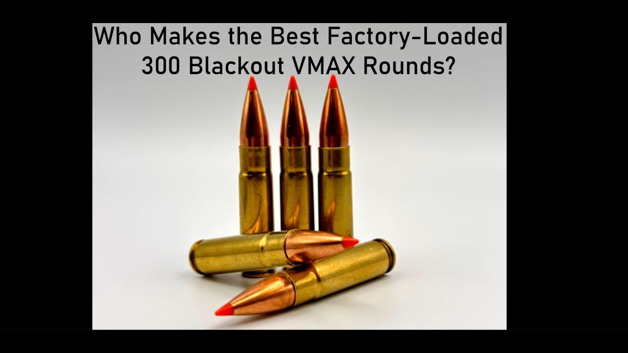 Best Factory-Loaded 110gr VMAX 300 Blackout Cartridge?