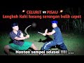 Pisau melawan celurit