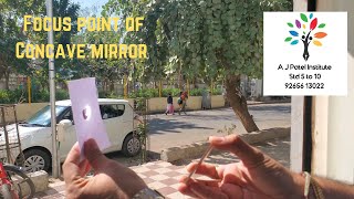 Activity 9.2 class 10 scienceII How to find Focus Point of Concave Mirror ?