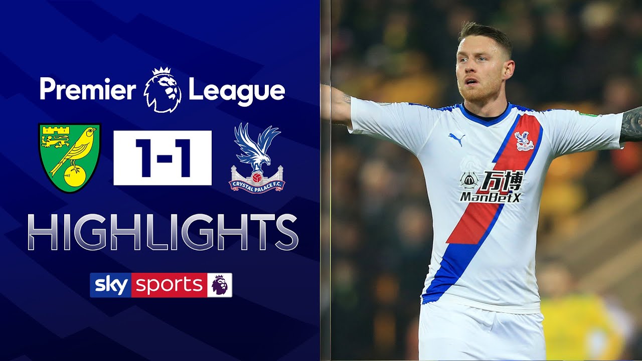 Wickham rescues late point for Palace! | Norwich 1-1 Crystal Palace | Premier League Highlights