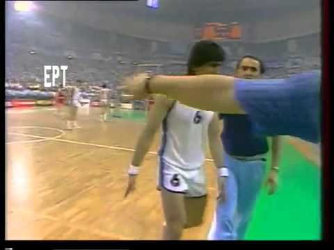 Hellas Russia 103-101 EUROBASKET final 1987 athens greece