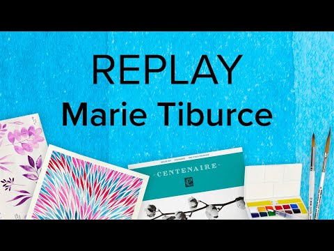 En Direct avec Marie Tiburce : maîtriser le pinceau sabre en #aquarelle