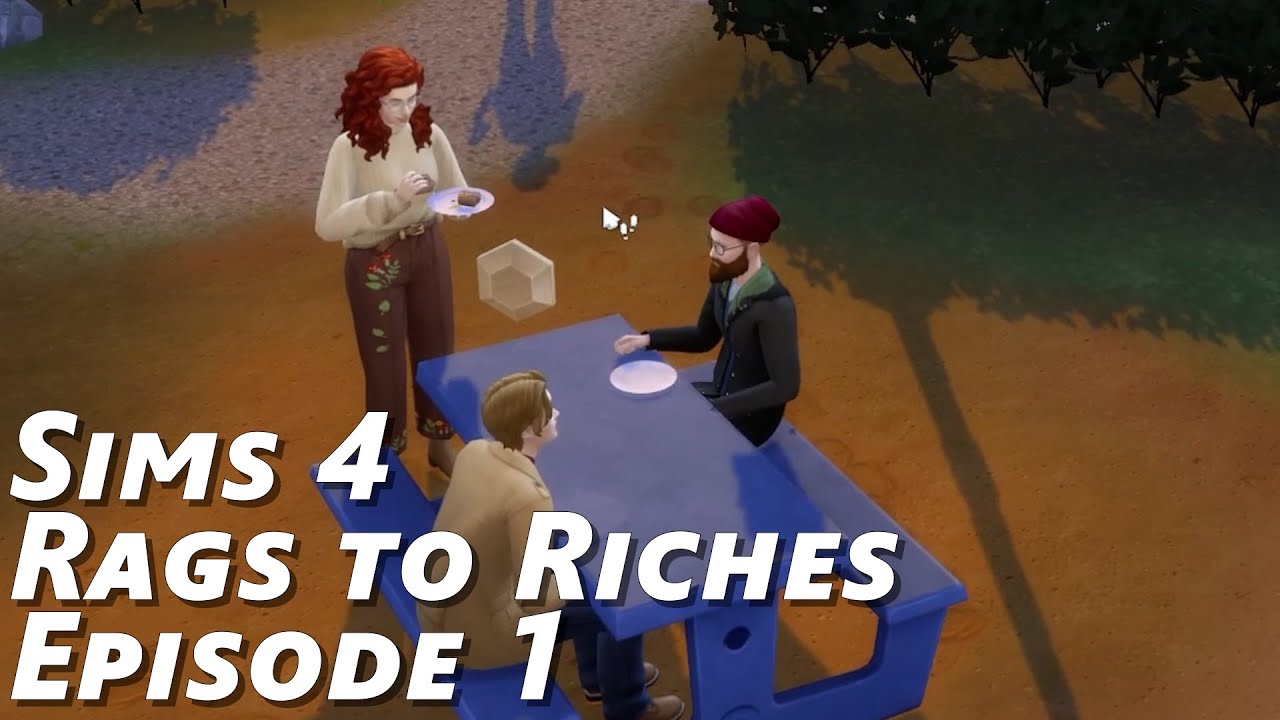 Sims 4 Rags to Riches Episode 1 Left in a parking lot YouTube