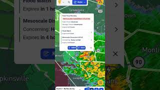 PDS flash flood warning near Albany Kentucky