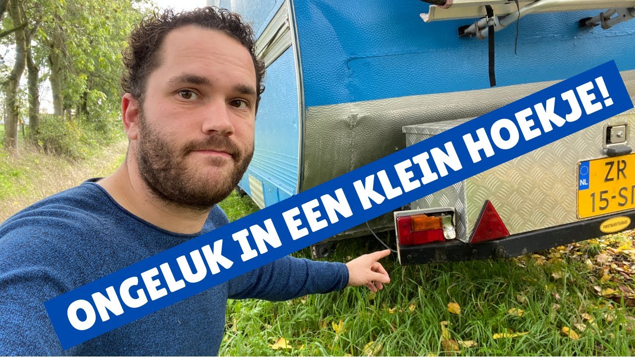 Een ongeluk zit in een klein hoekje! Leven in een camper | Op reis met