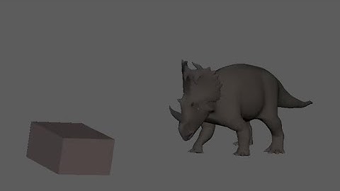 Centrosaurus // Dinosaur Animation practice