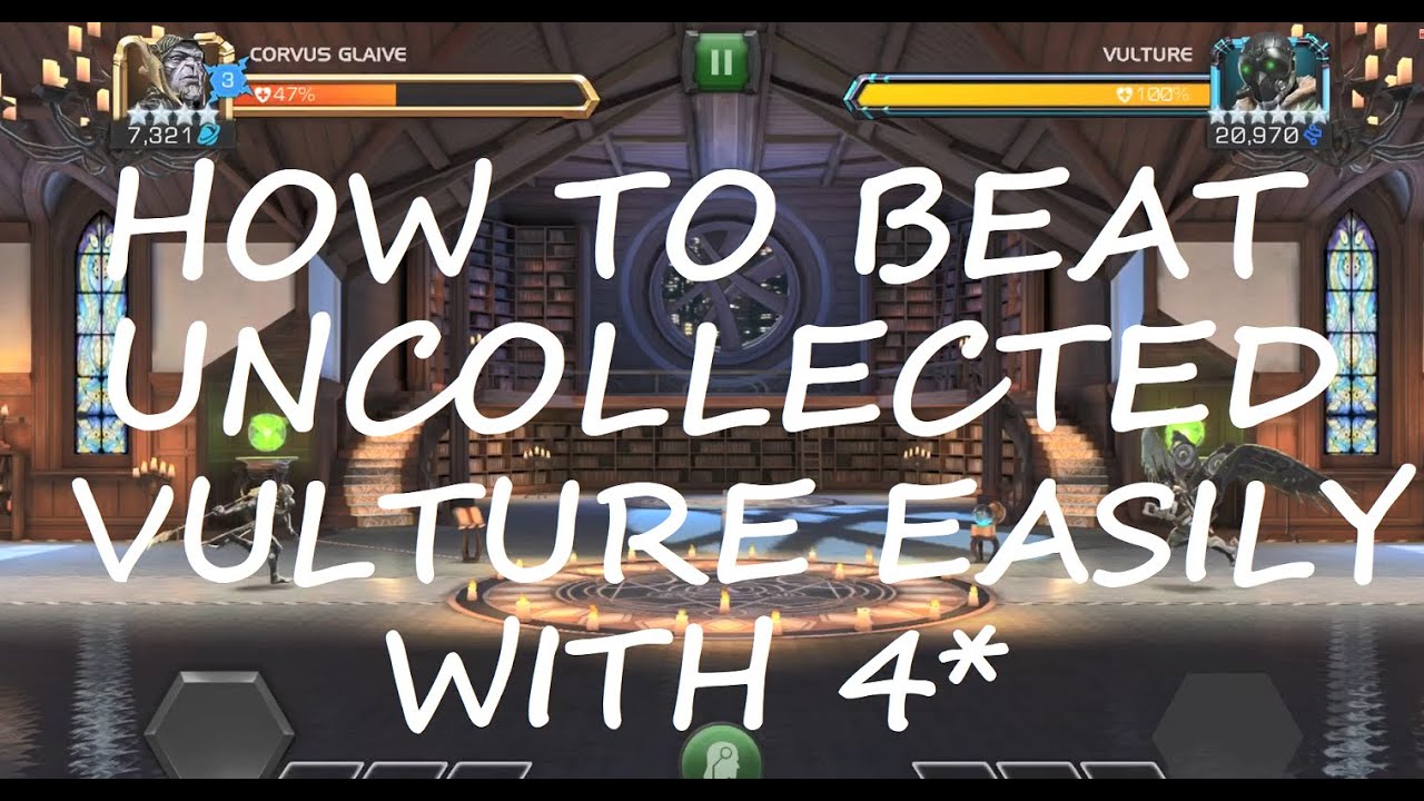 How to beat Uncollected Vulture Missing Link Uncollected 4 star MARVEL CONTEST OF CHAMPIONS