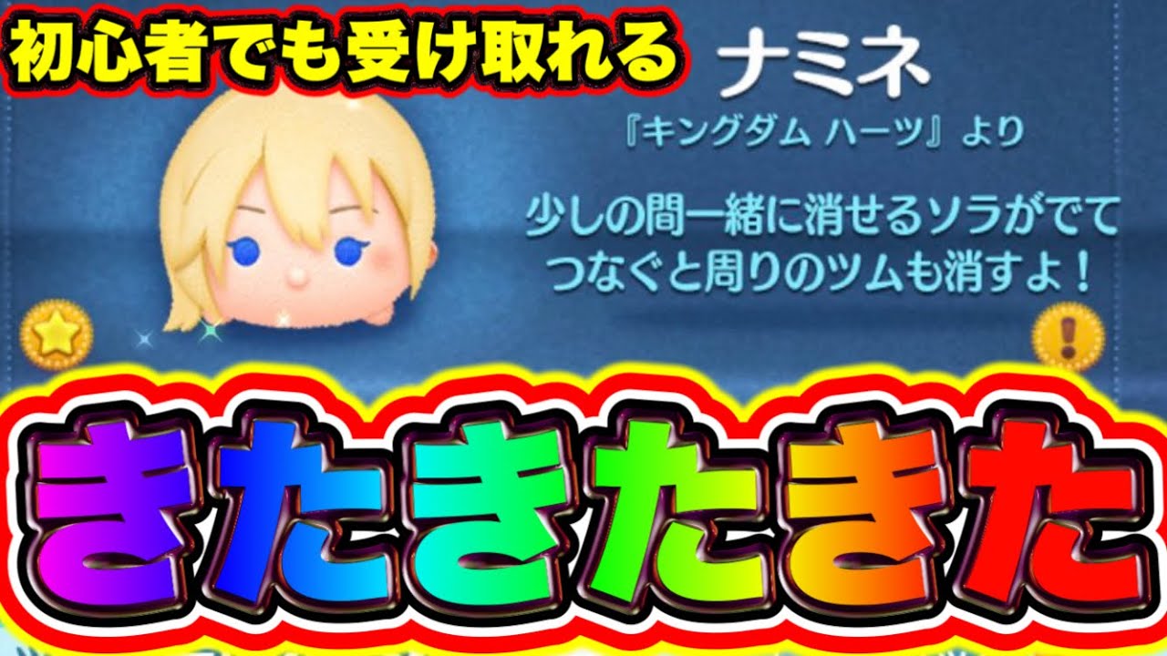ツムツムナミネ復刻】※初心者でもナミネGET出来ます!!!! ツムツム