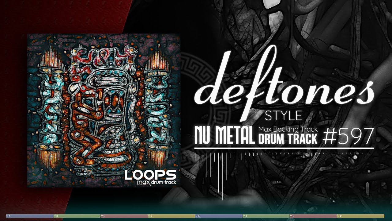 Nu Metal Drum Track / Deftones Style / 155 bpm - YouTube