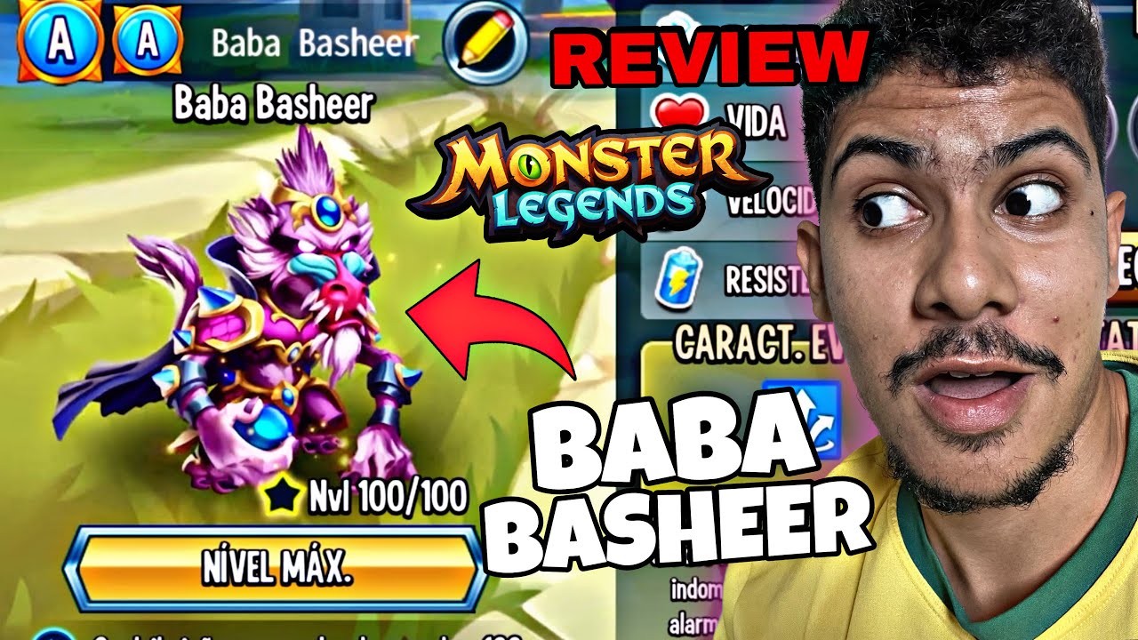 TESTEI A ANCESTRAL BABA BASHEER NO PVP E ME SURPREENDI… (Monster ...
