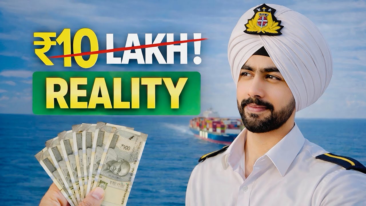 Merchant Navy Salary 2025 ⚠️ | ₹10 Lakh per Month Myth? Reality