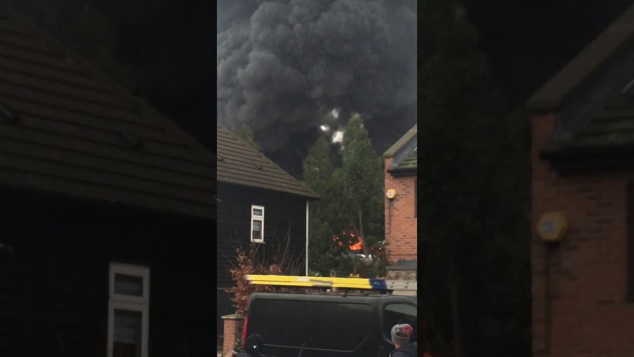 Massive Fire Industrial Area In East London 24 January 2020