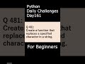 Python Daily Challenges Day161 For Beginners #programming #python #beginners