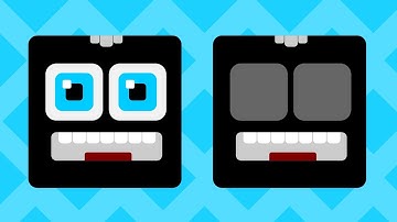 Simple Eyes Blinking Idle Animation For 2D Character In Game Made With Unity Software | Easy Way
