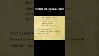 Concept of Polynomial Factor || #algebra #polynomial #concept #icse #class10 #mathematics