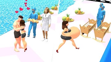 Mother Run 3D 👸🍼👶 All Levels Gameplay Part 1 Android,ios