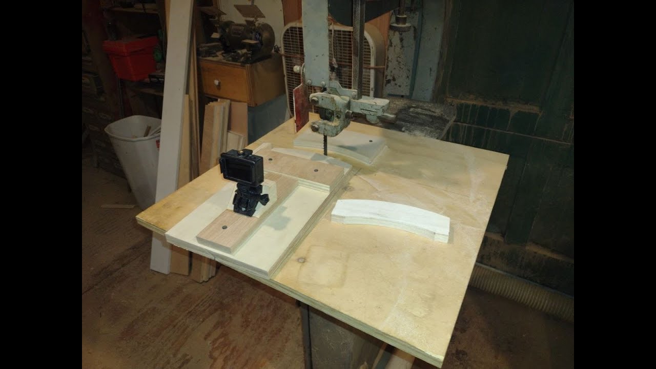 swinging and ripping radii on the band saw woodworking shop technique