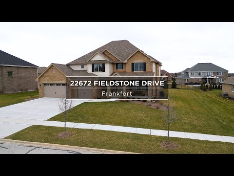 22672 Fieldstone Drive, Frankfort, IL home video tour