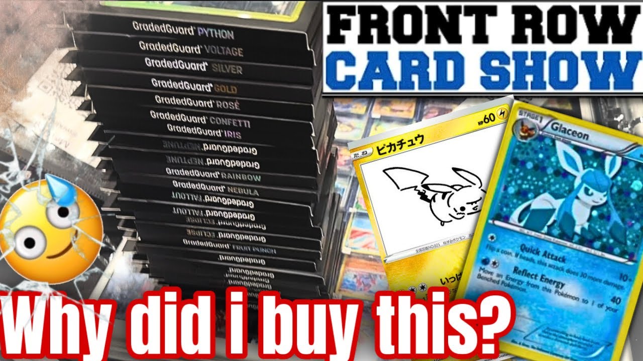 Front Row Card Show brought HUGE Pokemon Hauls & SHOCKING Deals!