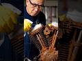 Restoring a Greasy Bike Engine to Like-New Condition #cleaningvideo #cleanmaster #cleanout