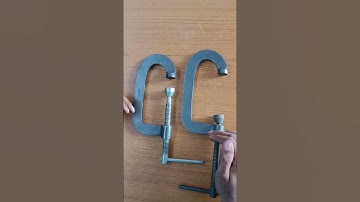 CLAMP "C"  100mm.ITI FITTER SYLLABUS SL NO-71.ITI FITTER AIM #SHORTS