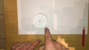 Involute of a Circle by winding thread
