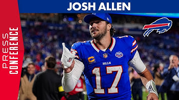 Josh Allen Meets With Media After WILD Win Over Ravens! | Buffalo Bills