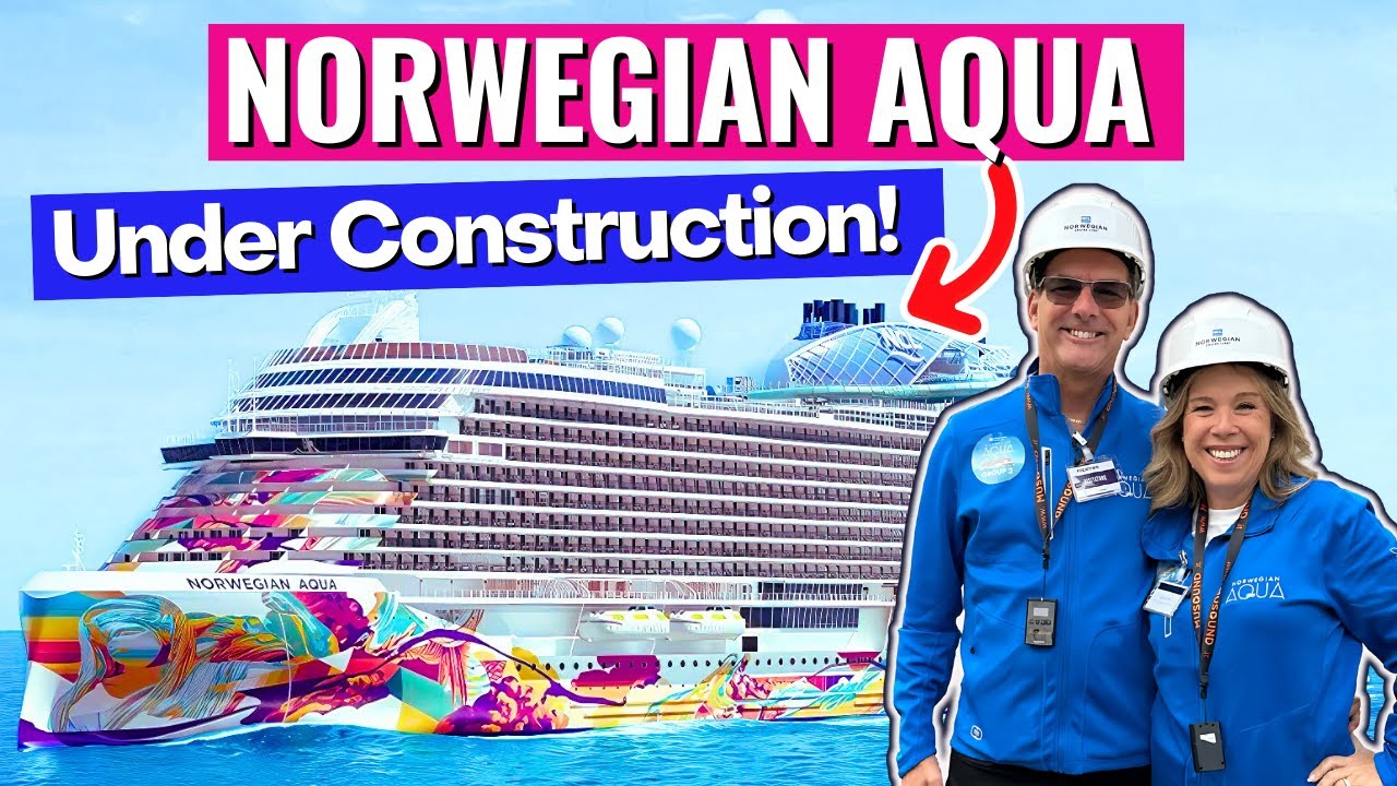 I Toured NCL’s Newest Ship & Got Insider Info! *Norwegian Aqua Shipyard Tour*