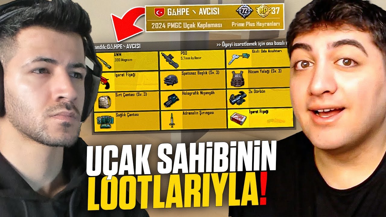 BUANG İLE UÇAK SAHİBİNİN LOOTLARIYLA WİN ALMAK? | PUBG Mobile