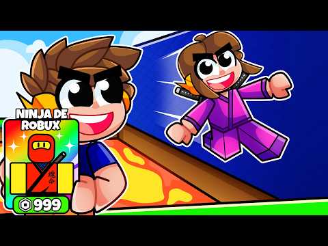 I USED a SECRET NINJA to WIN the Roblox Race!
