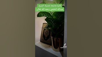 تلاوةخاشعة فضيلة الشيخ عبدالله الخليفي رحمه الله تعالى