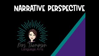 Narrative Perspective Lesson
