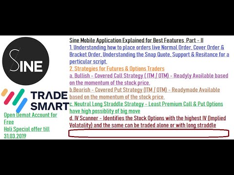 स्ट्रेटेजी तैयार है बस थोडा दिमाग को इस्तेमाल करना है ! - In built strategies on sine by trade smart