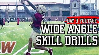 ALTERNATE ANGLE | skill drills | FSU Football preseason practice | Warchant TV