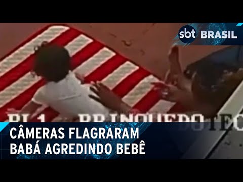 Video baba-e-presa-apos-ser-flagrada-agredindo-bebe-de-oito-meses-sbt-brasil-20-05-24